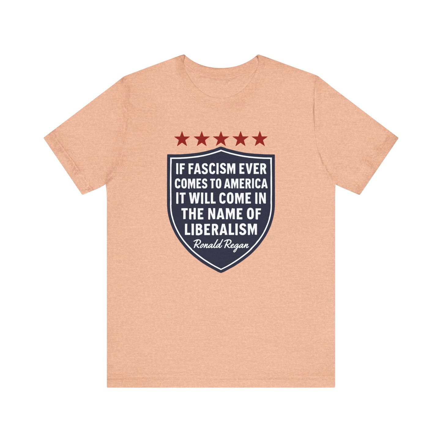 Anti-Fascism Regan Quote Tee