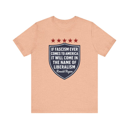 Anti-Fascism Regan Quote Tee