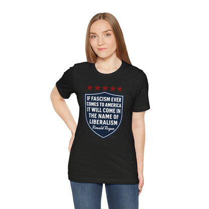Anti-Fascism Regan Quote Tee