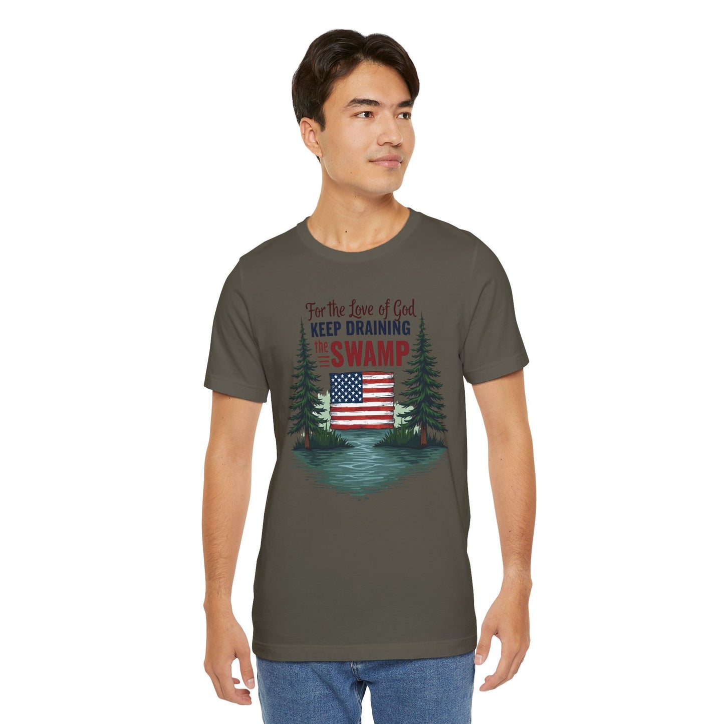 Keep Draining the Swamp T-Shirt, Unisex Tee, Casual Wear