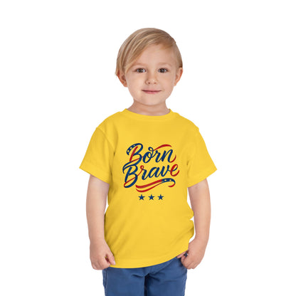 Born Brave' Graphic Tee, Toddler Short Sleeve Tee