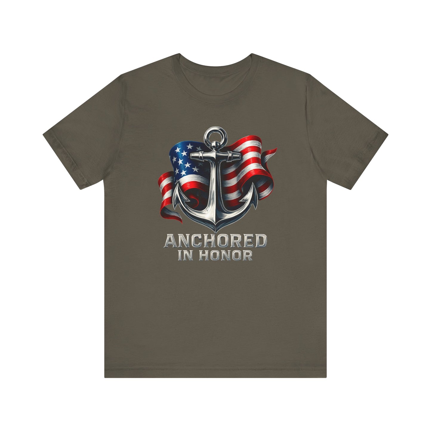 Navy Support Tee - Unisex Jersey Short Sleeve
