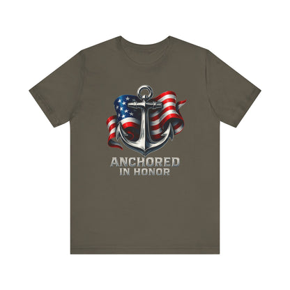 Navy Support Tee - Unisex Jersey Short Sleeve