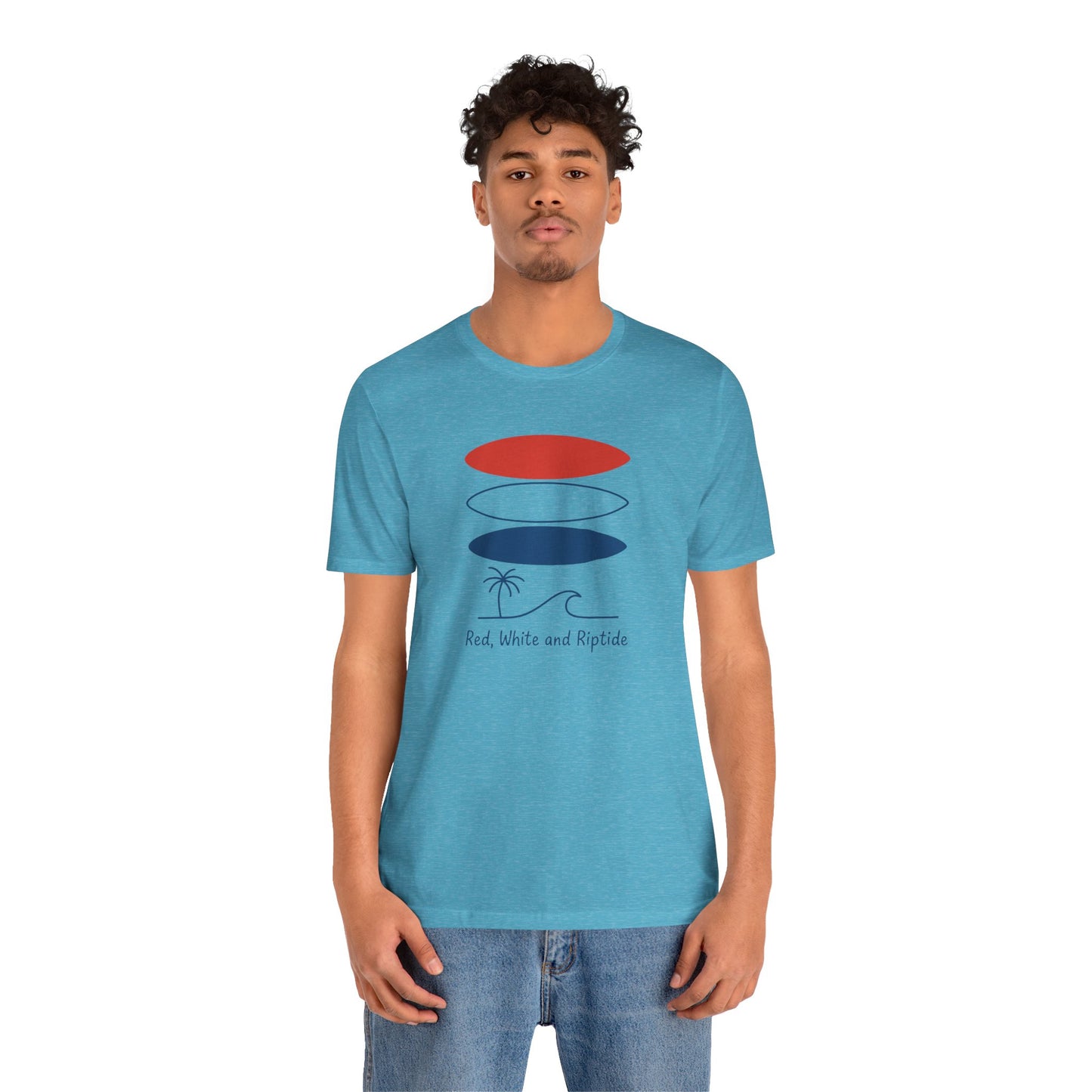 Surf Board Patriotic Tee