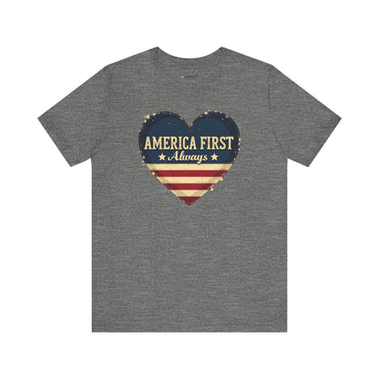 Patriotic Tee: Always America First