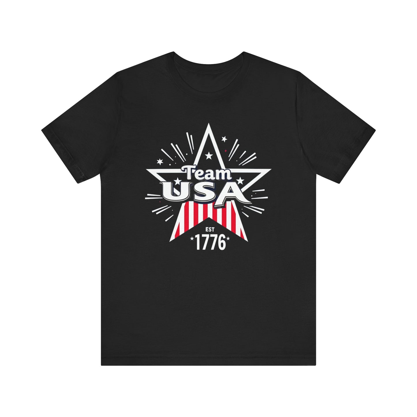Team USA Unisex Jersey Tee - Patriotic Celebration Shirt