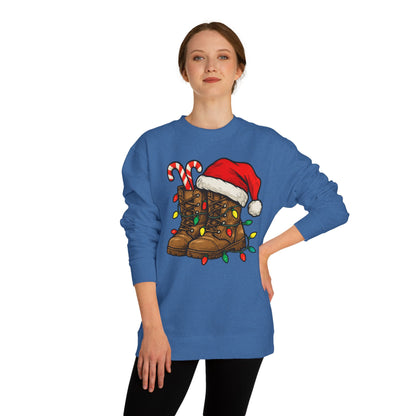 Christmas Work Boots sweatshirt