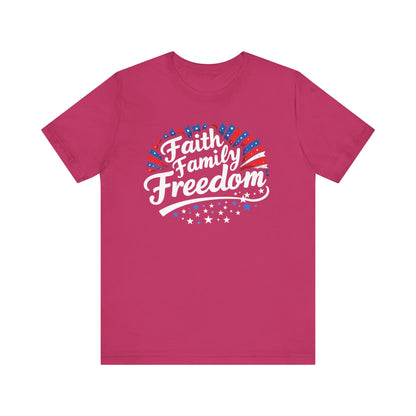 Faith Family and Freedom Tee