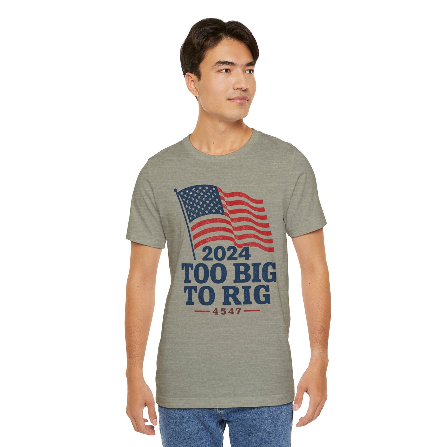Too Big to Rig tee