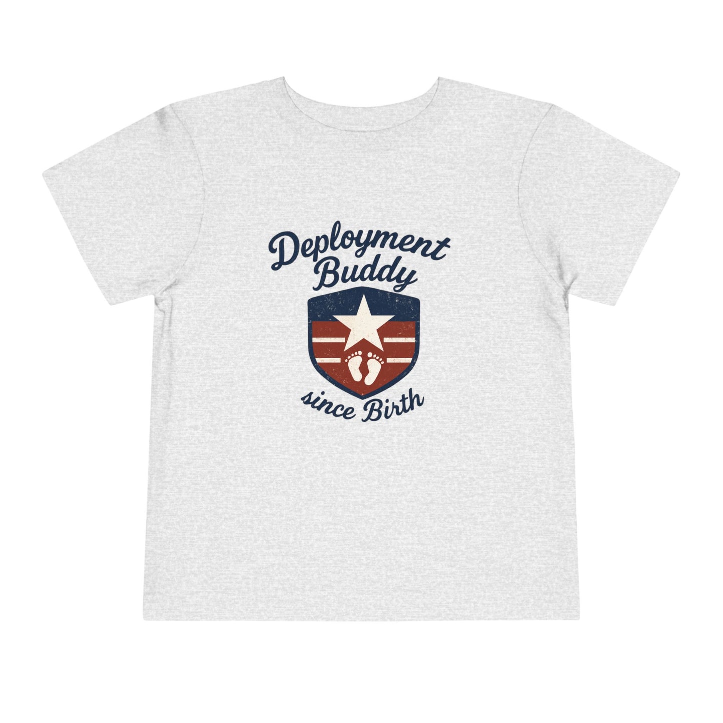 Toddler Deployment Buddy Tee, Cute Kids Shirt, Gift for Military Families, Birthday Outfit, Deployment Celebration Tee