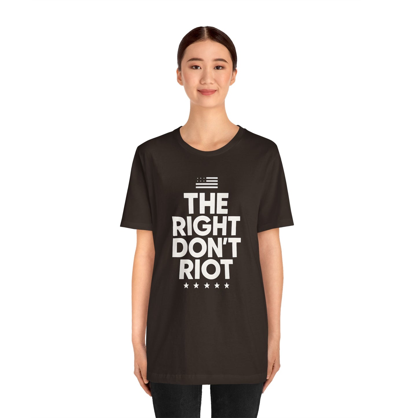 Political Unisex Tee - The right don't riot