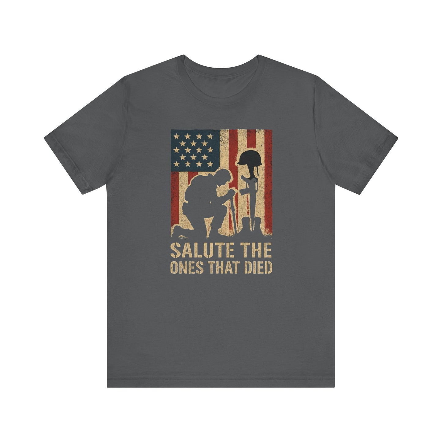 T-Shirt Salute the Ones that died Unisex Jersey Short Sleeve Tee