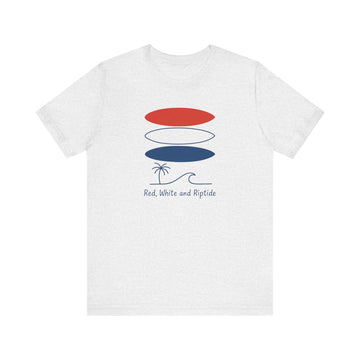 Surf Board Patriotic Tee