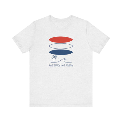 Surf Board Patriotic Tee