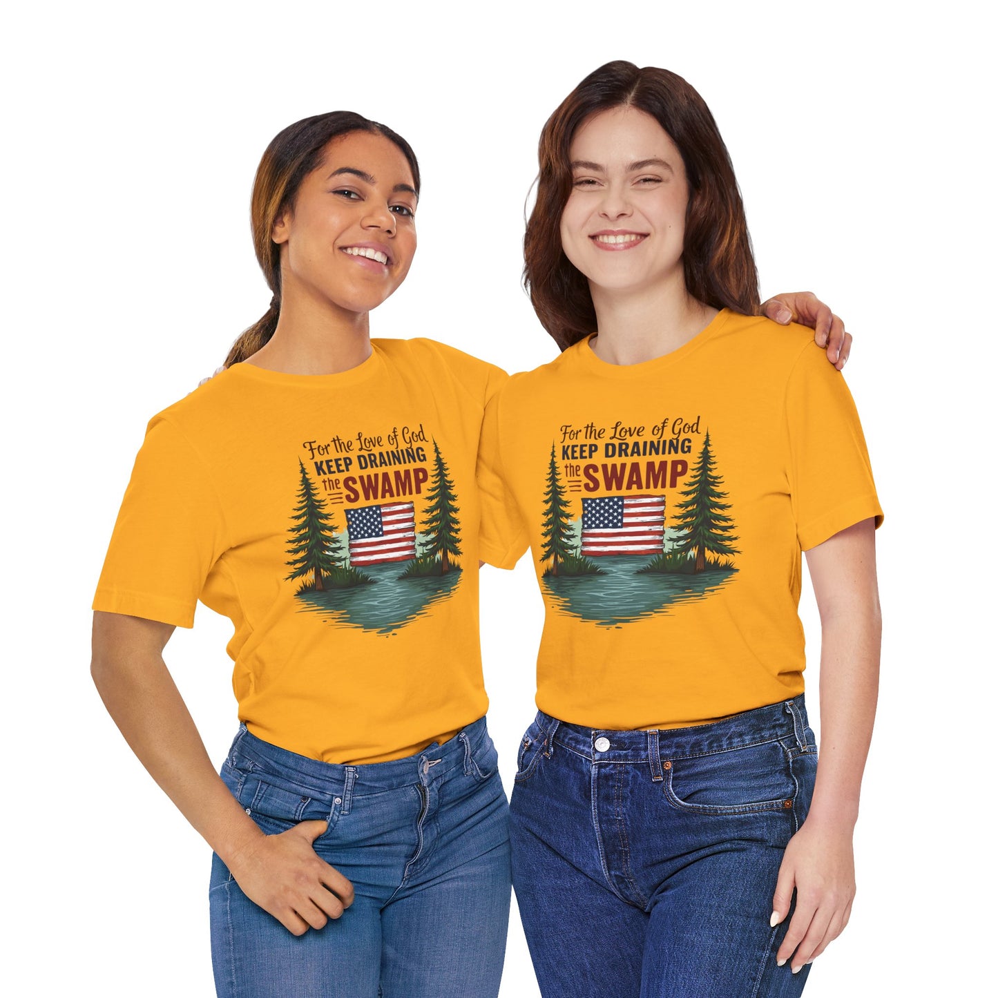 Keep Draining the Swamp T-Shirt, Unisex Tee, Casual Wear