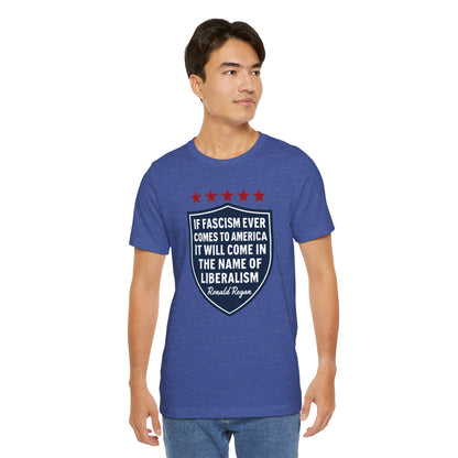 Anti-Fascism Regan Quote Tee