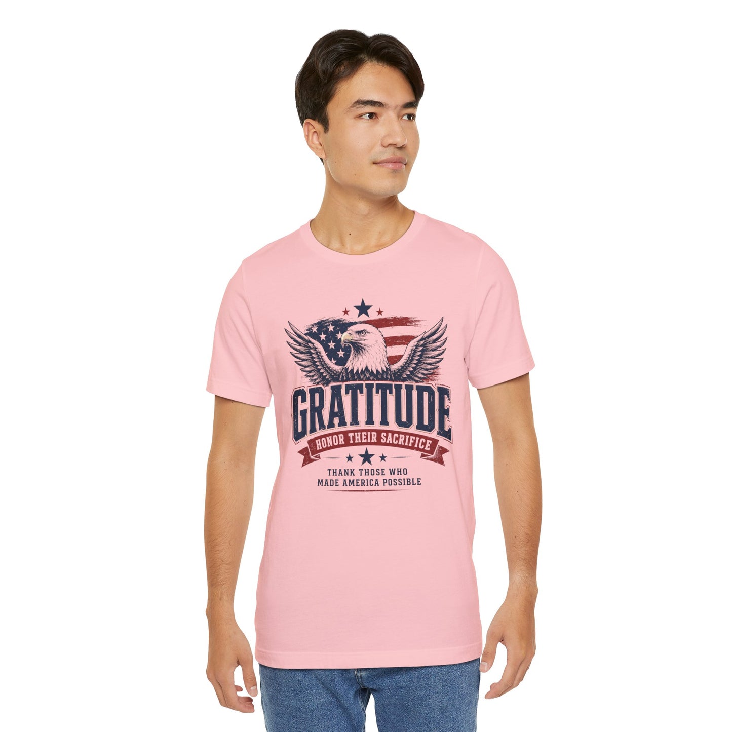 Gratitude Eagle Patriotic T-Shirt