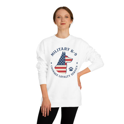 Military K9 Crewneck Sweatshirt