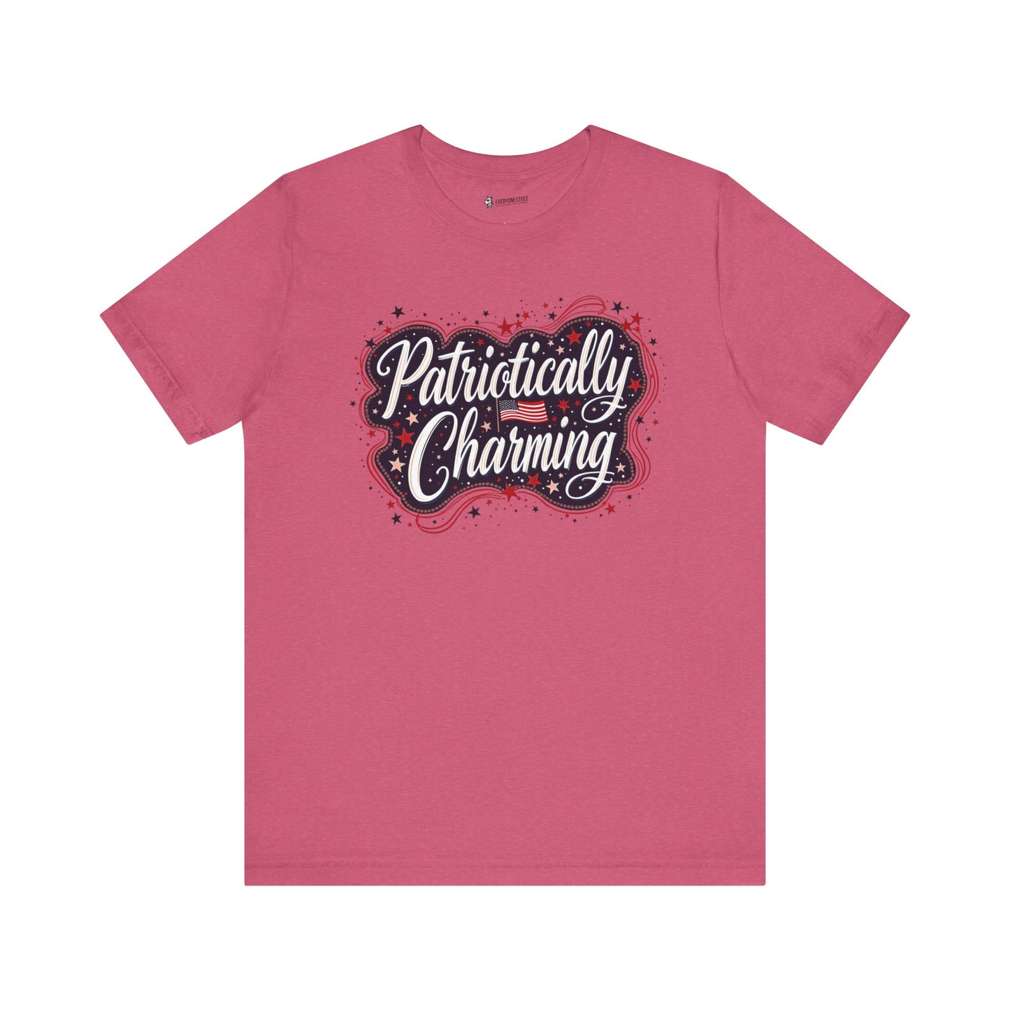 Patriotically Charming Unisex Tee - Perfect for Fourth of July and Celebrations
